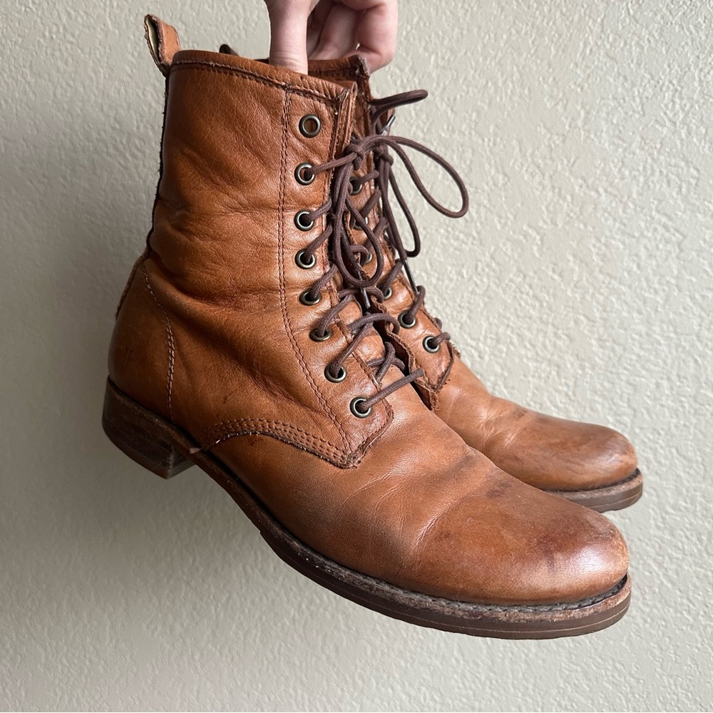 Frye Veronica Combat Boots